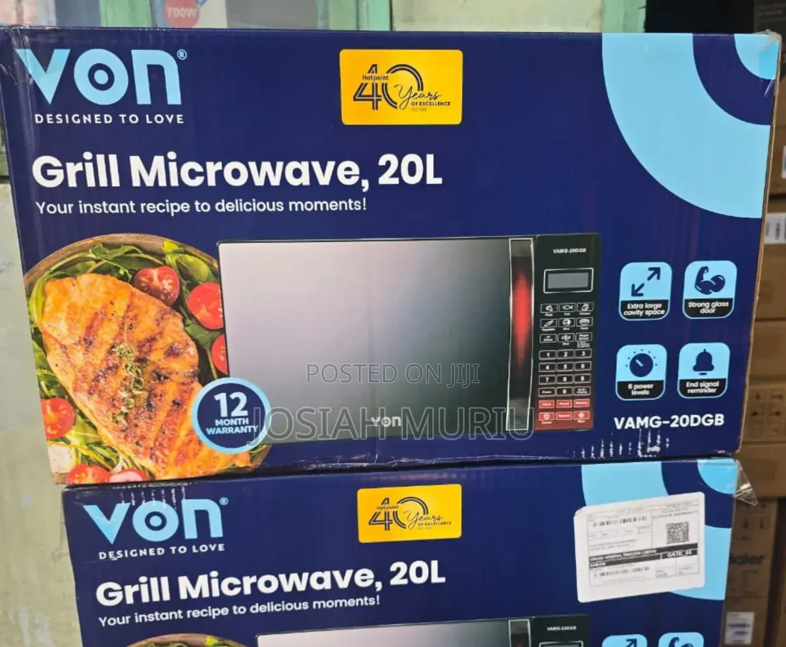 Von Microwave 20l Digital Microwave