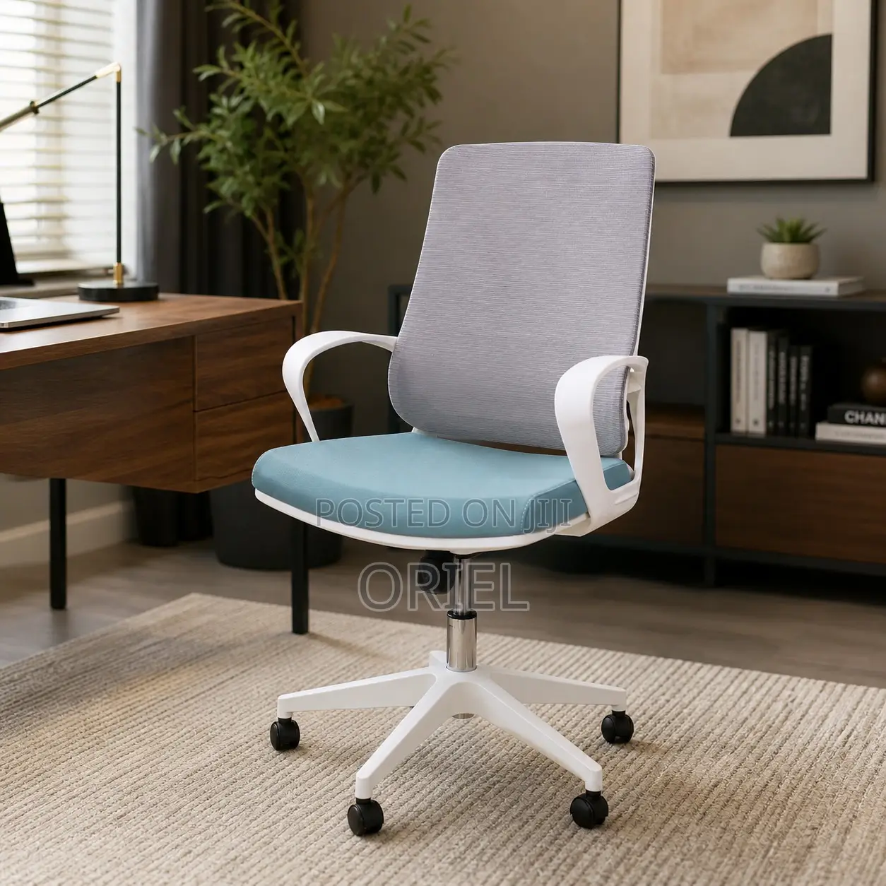 Office Chair : Mesh Gray Backrest Office Chair