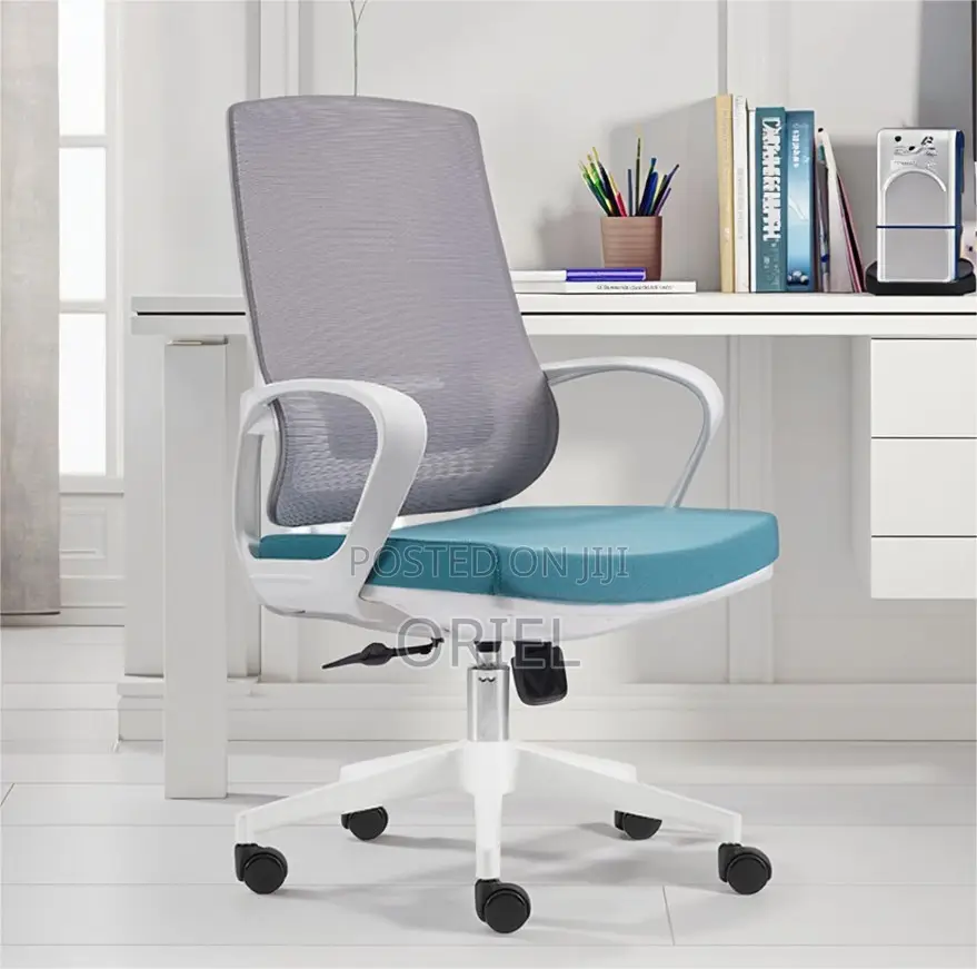 Office Chair : Mesh Gray Backrest Office Chair
