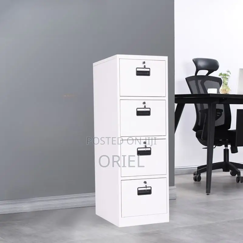 Office Cabinet : 4 Drawer File Cabinet With 4 Keys