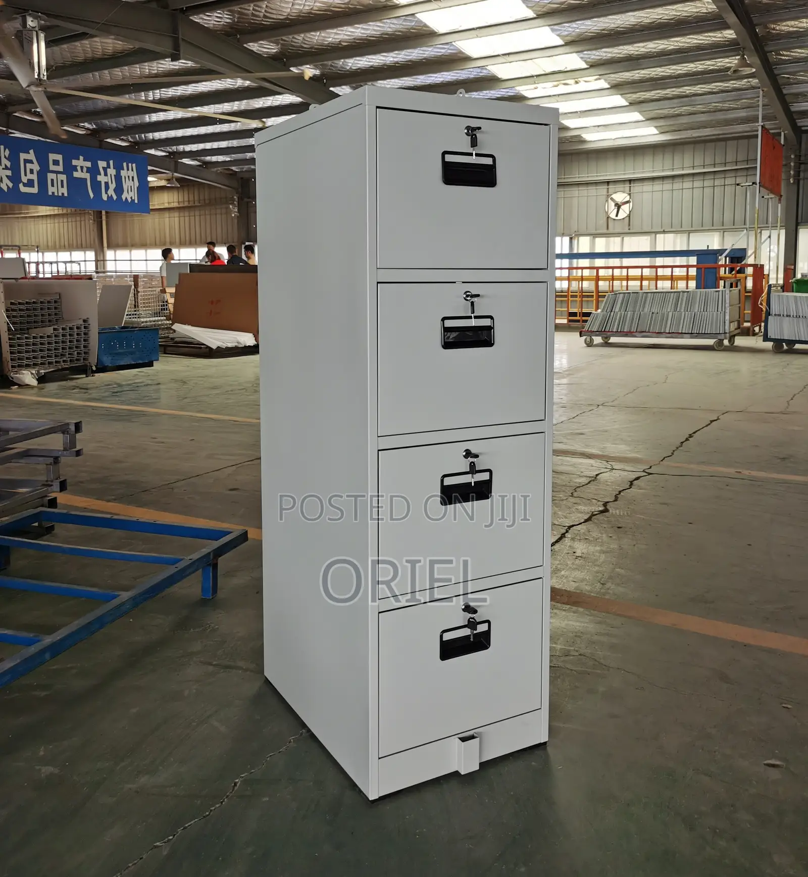 Office Cabinet : 4 Drawer File Cabinet With 4 Keys