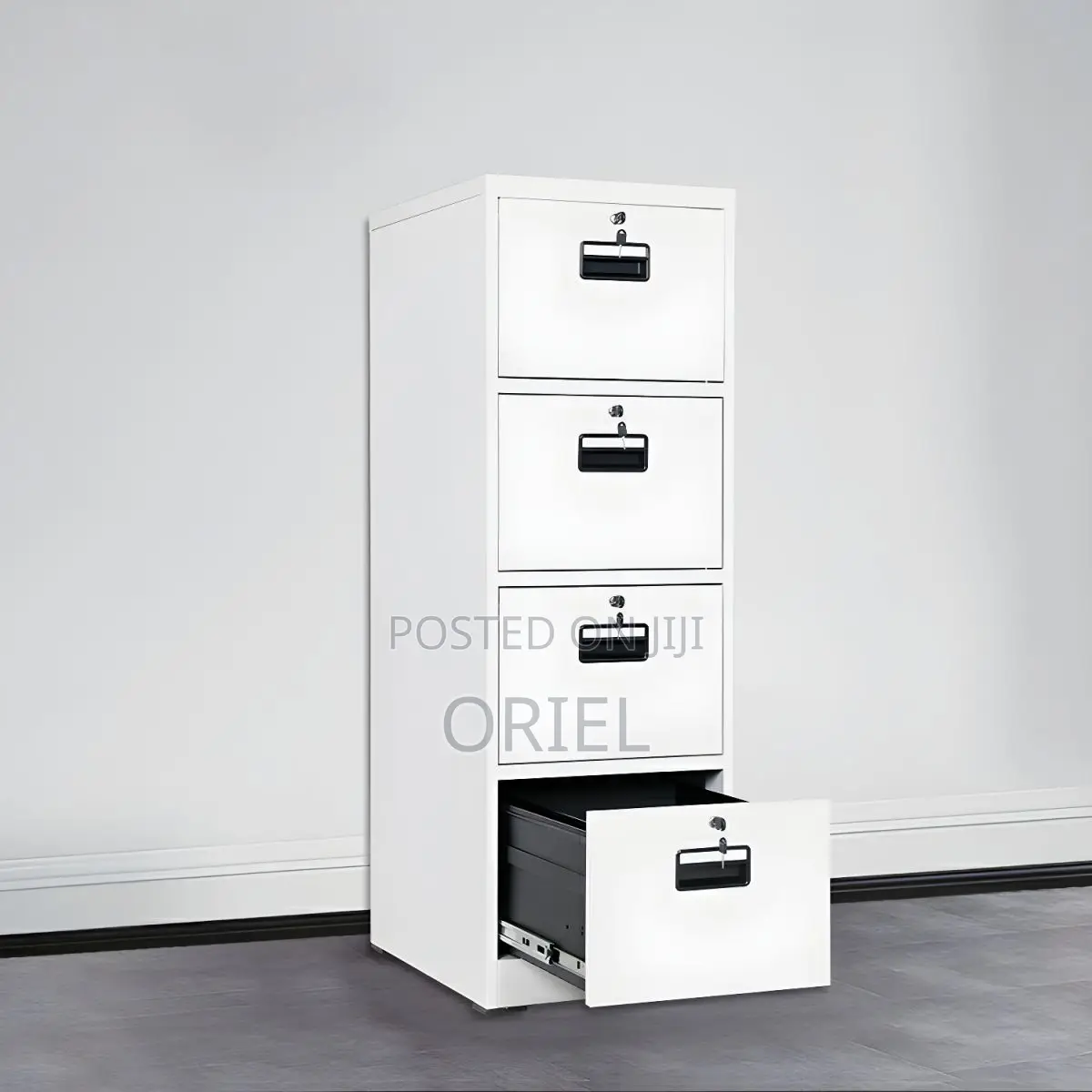 Office Cabinet : 4 Drawer File Cabinet With 4 Keys
