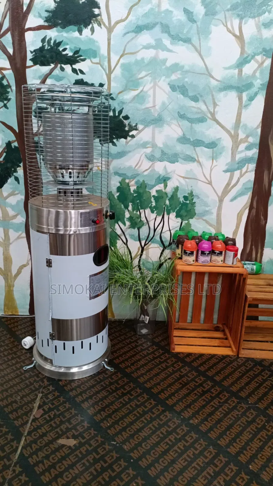 Stainless Steel 1.35m Bullet Size Gas Patio Heaters