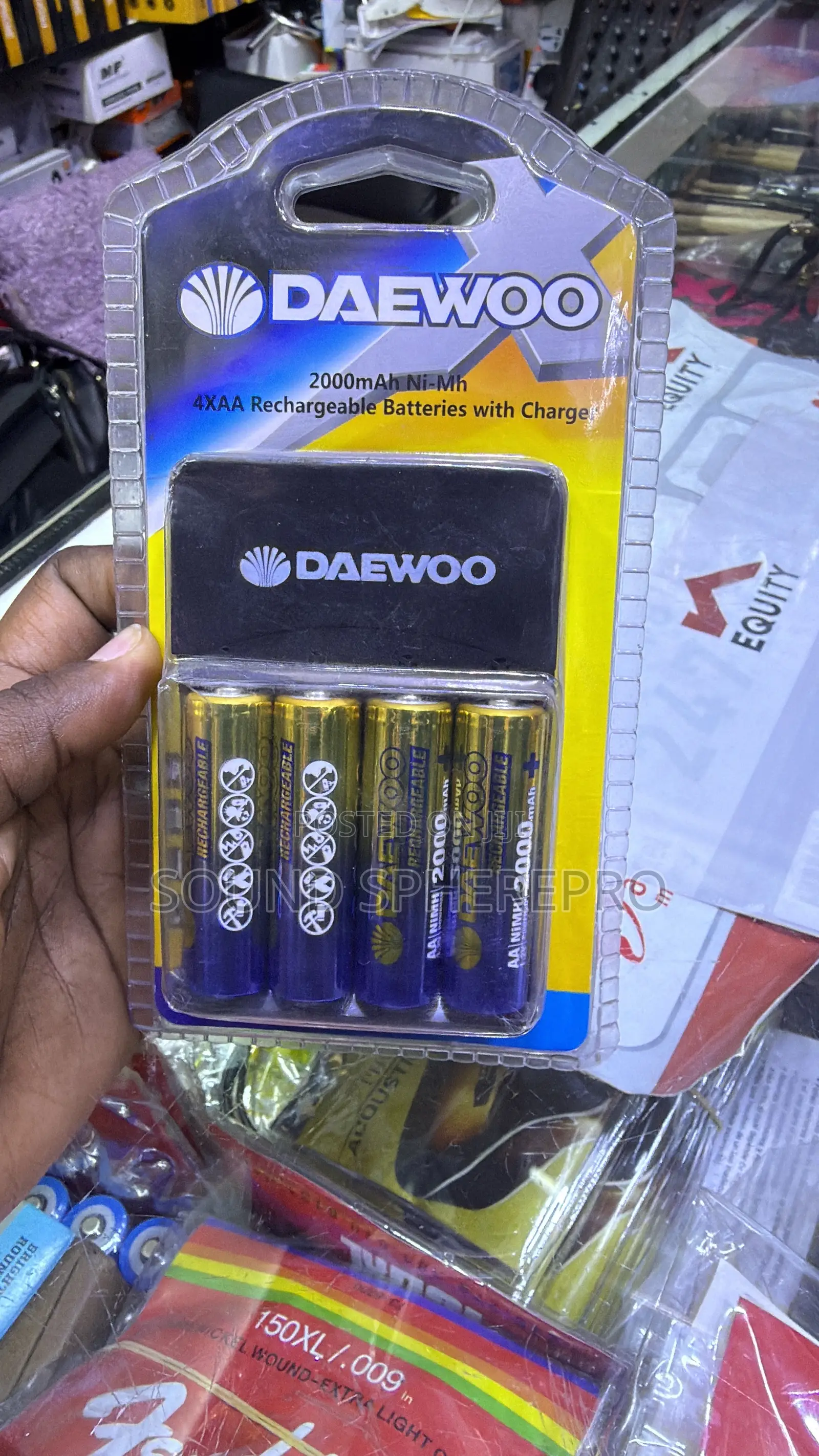Daewoo 4 Battery Plus Charger