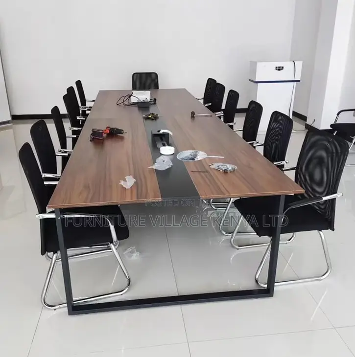 MDF Conference Table With Cable Box