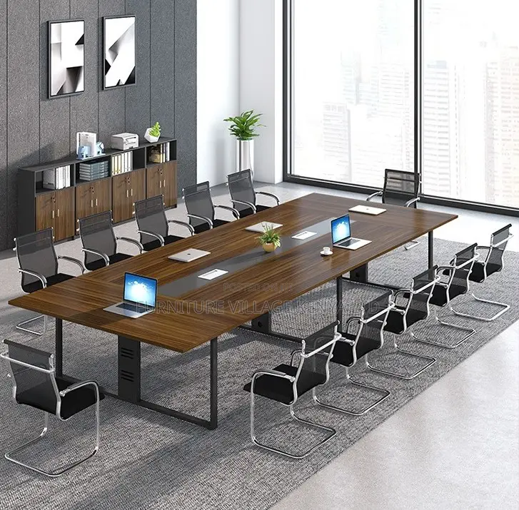 MDF Conference Table With Cable Box