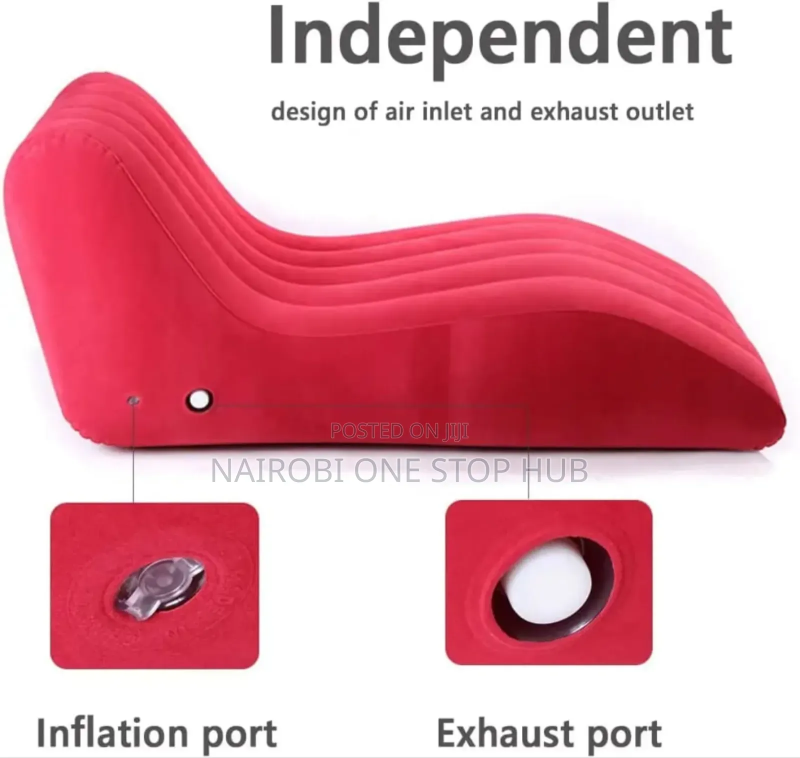 S Shaped Inflatable Sofa