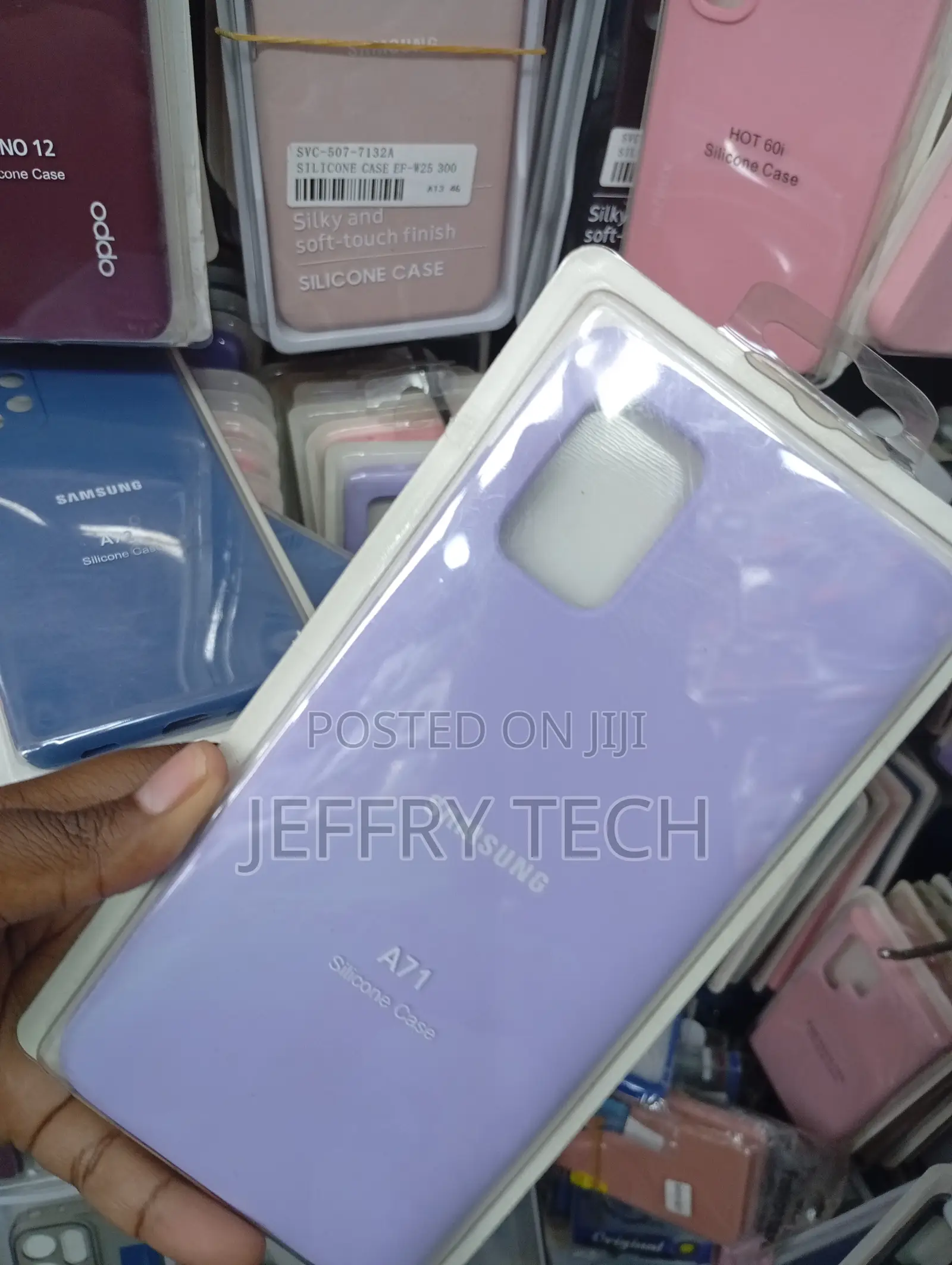 Samsung Galaxy A71 Lavender Purple Silicone Case