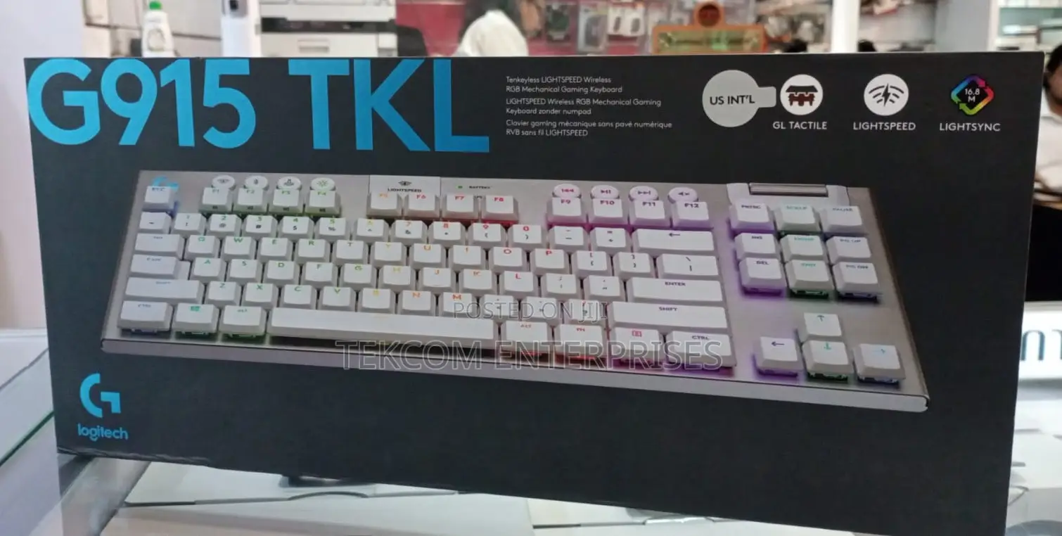 Logitech G915 TKL Gaming Keyboard | G915 TKL Lightspeed RGB Keyboard