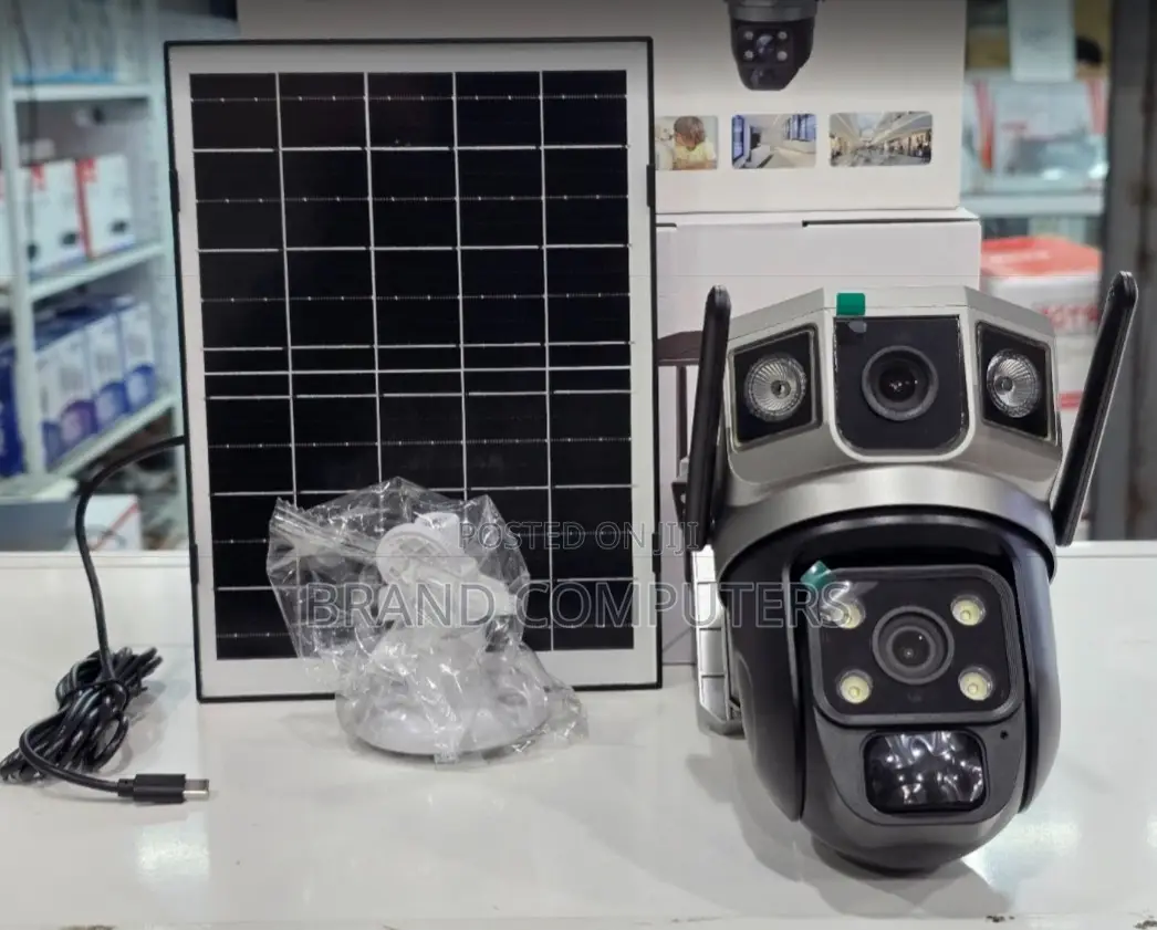 Solar V380 Pro Outdoor Wifi Camera With Dual Lens Cameras
