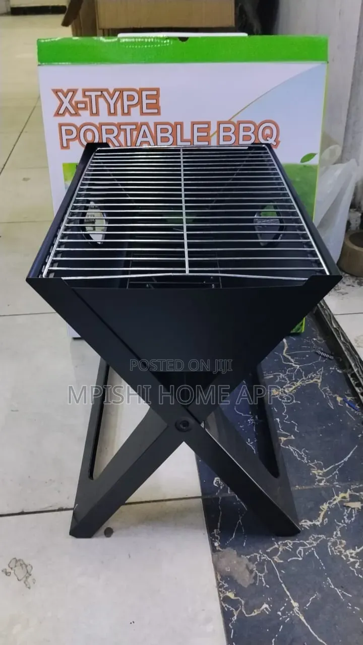 Foldable X-Type Charcoal Grill