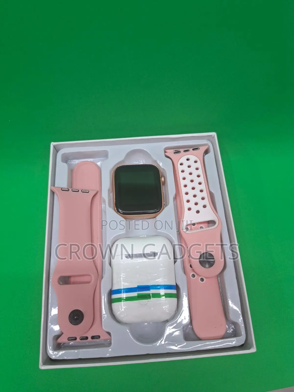 W26 Pro Max Smart Watch Bundle With Earbuds and Bands