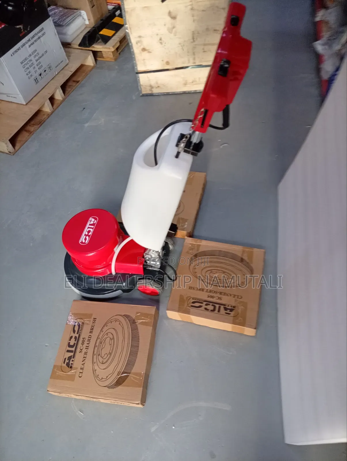 Professional Floor Scrubber 154rpm With 3 Interchangeable Attachments