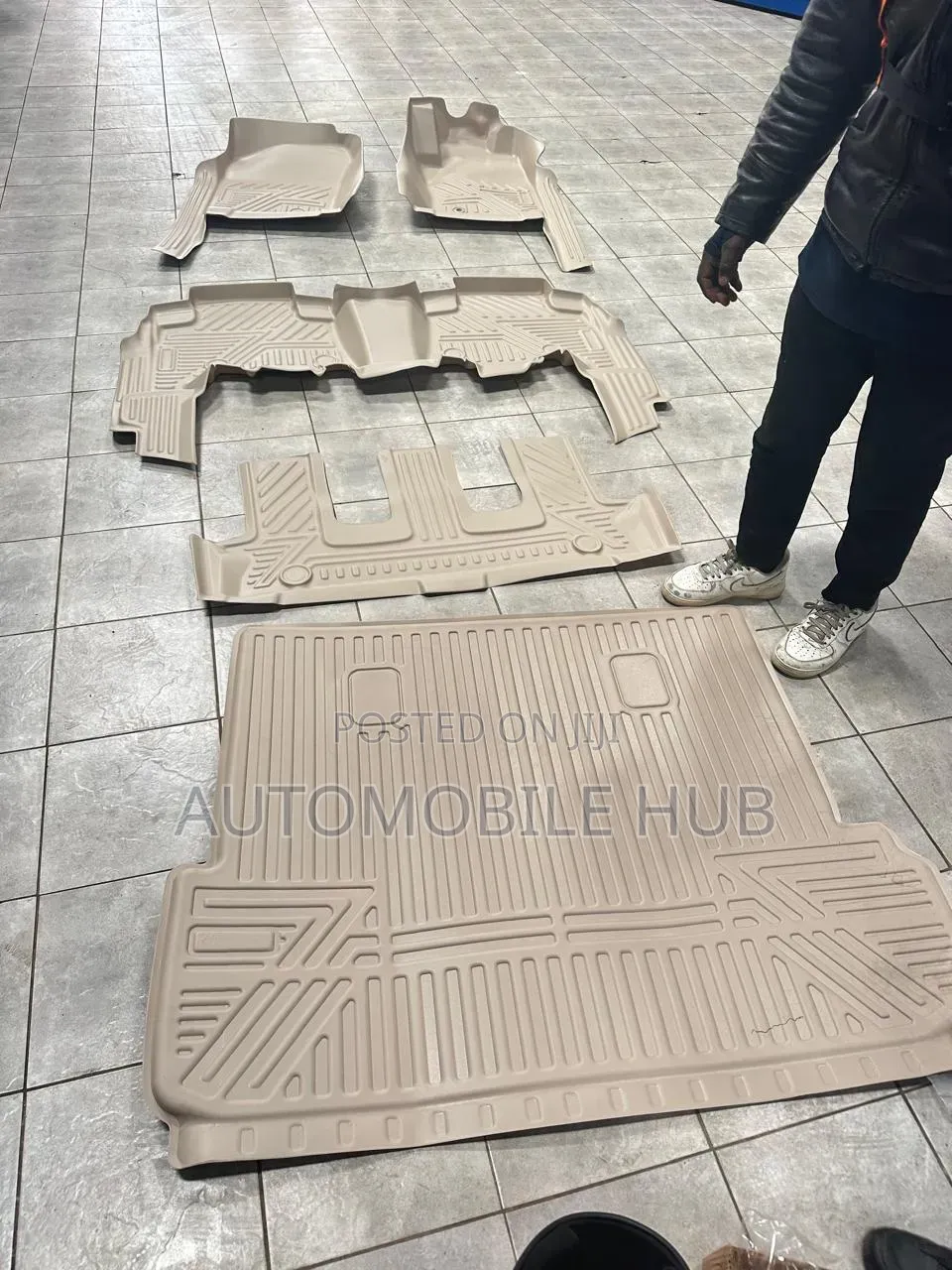Toyota Prado 150 5d Floor Mats With Boot – Beigeprado Boot
