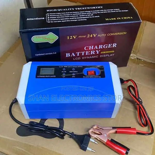 Battery Charger 12/24a V10a – High Efficiency Portable Auto Charger