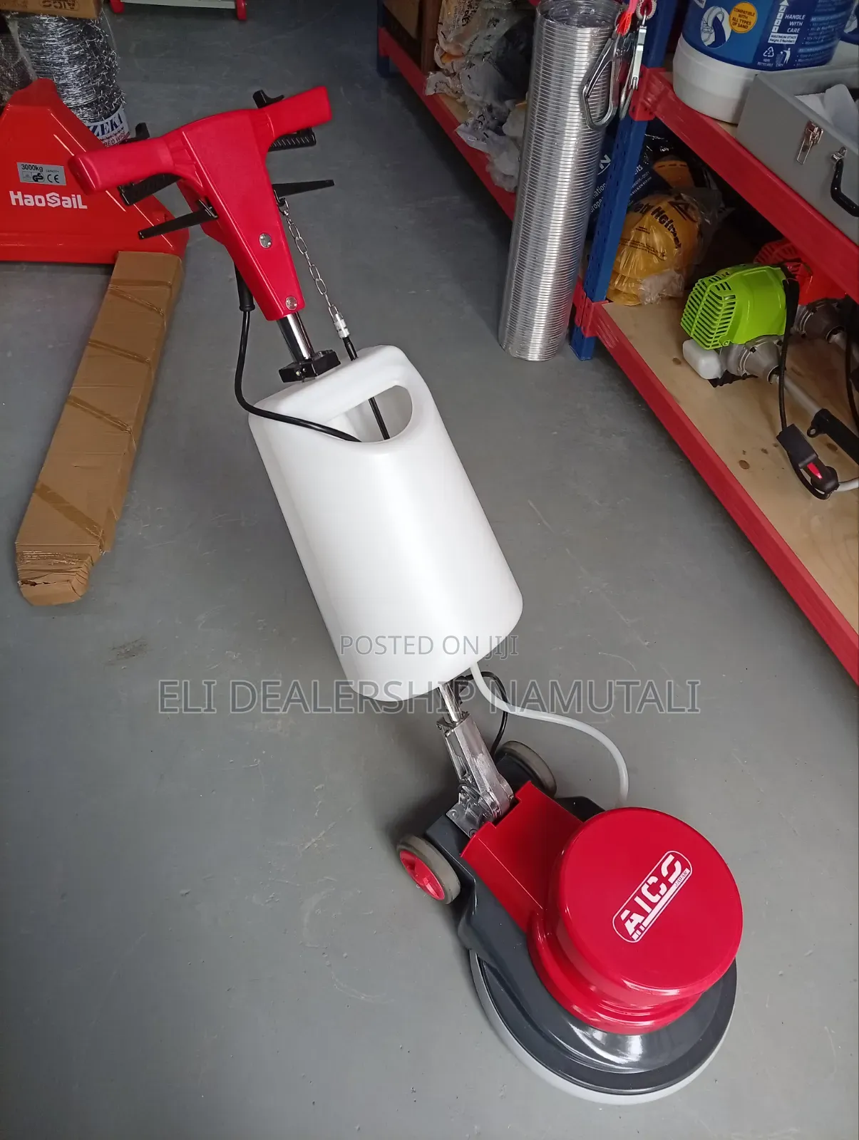 Heavy-duty Electric Floor Scrubber For Deep Cleaning And Polishing