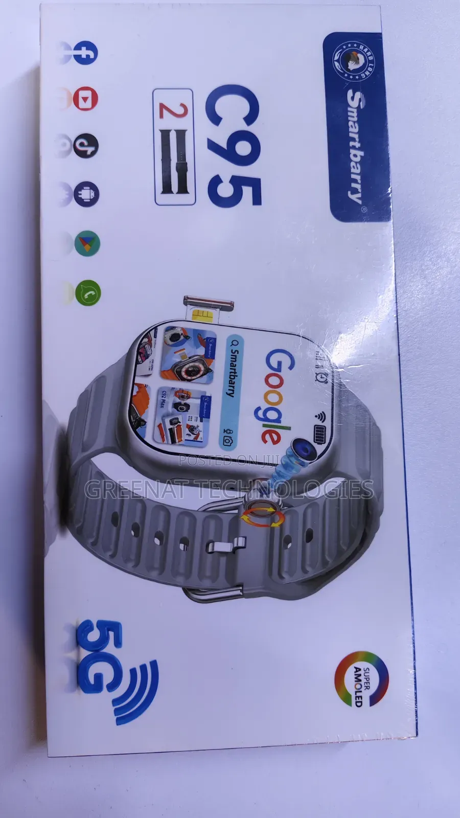 Smart Barry C95 5g Sim Android Smart Watch