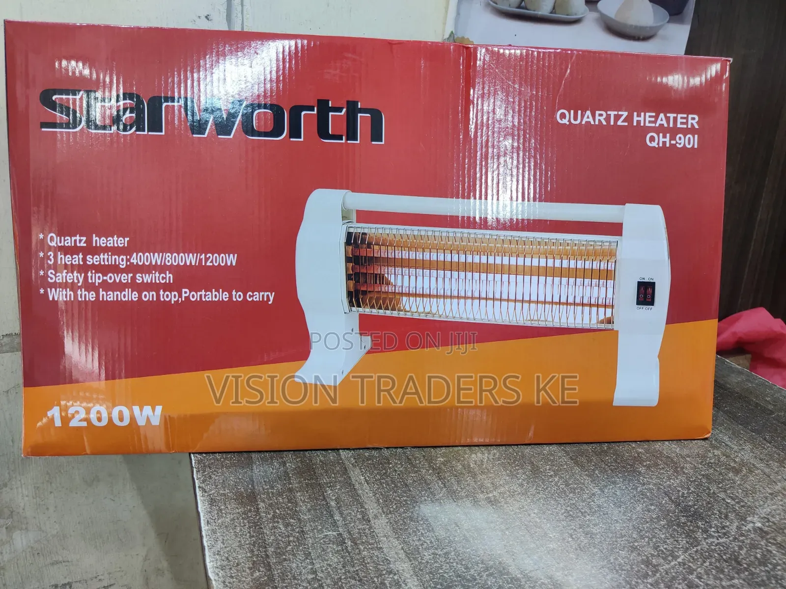 Starworth Quartz Heater 800w Max* 
*Model: Qh90i