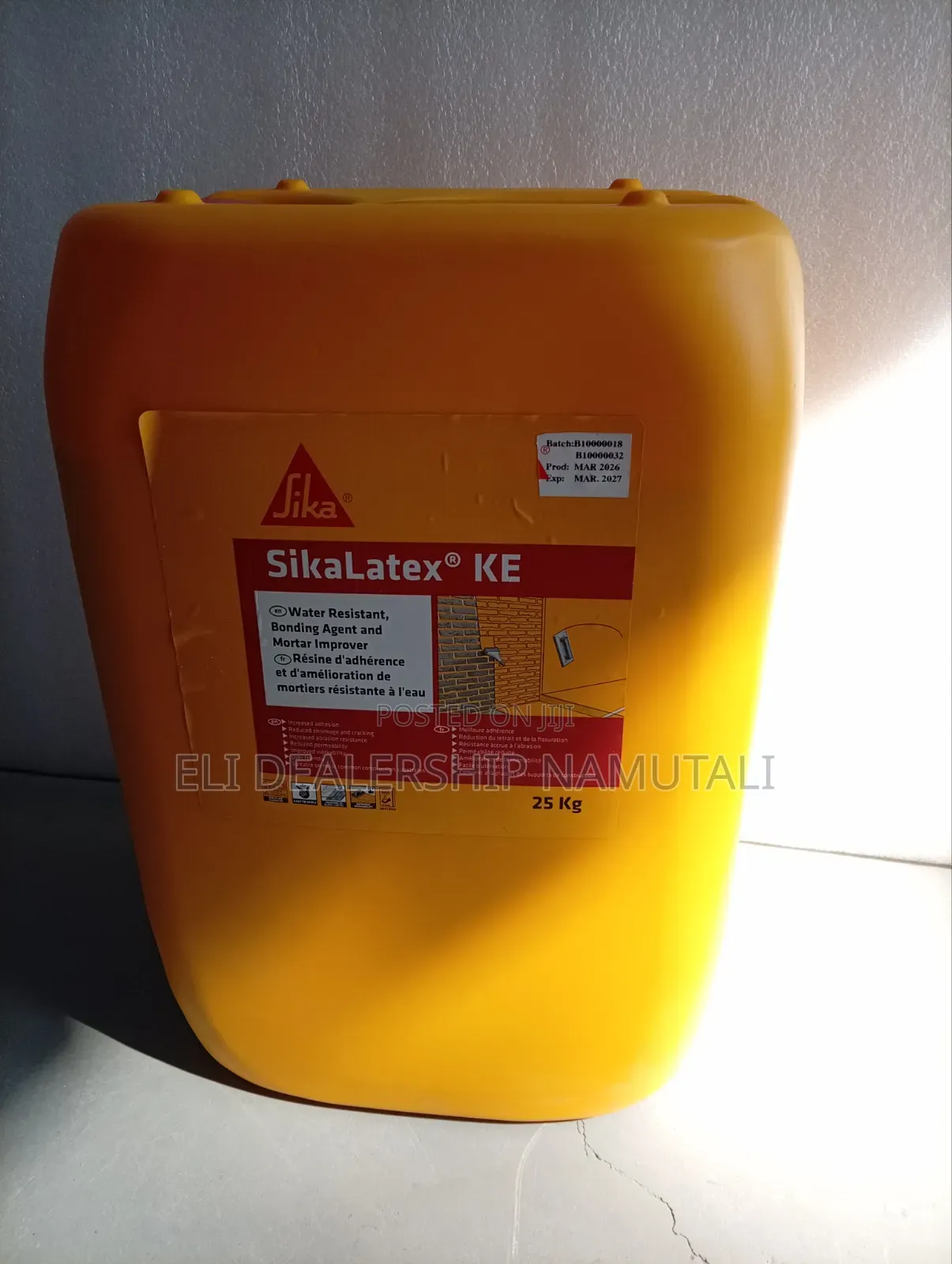 Sikalatex Ke 25kg Water-Resistant Bonding Agent Mortar Additive