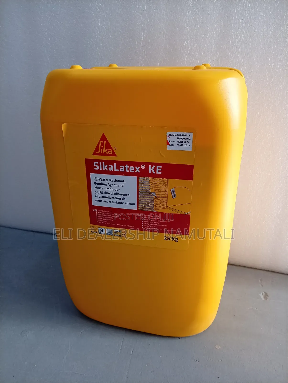 Sikalatex Ke Construction Bonding Agent for Concrete Plaster Repairs