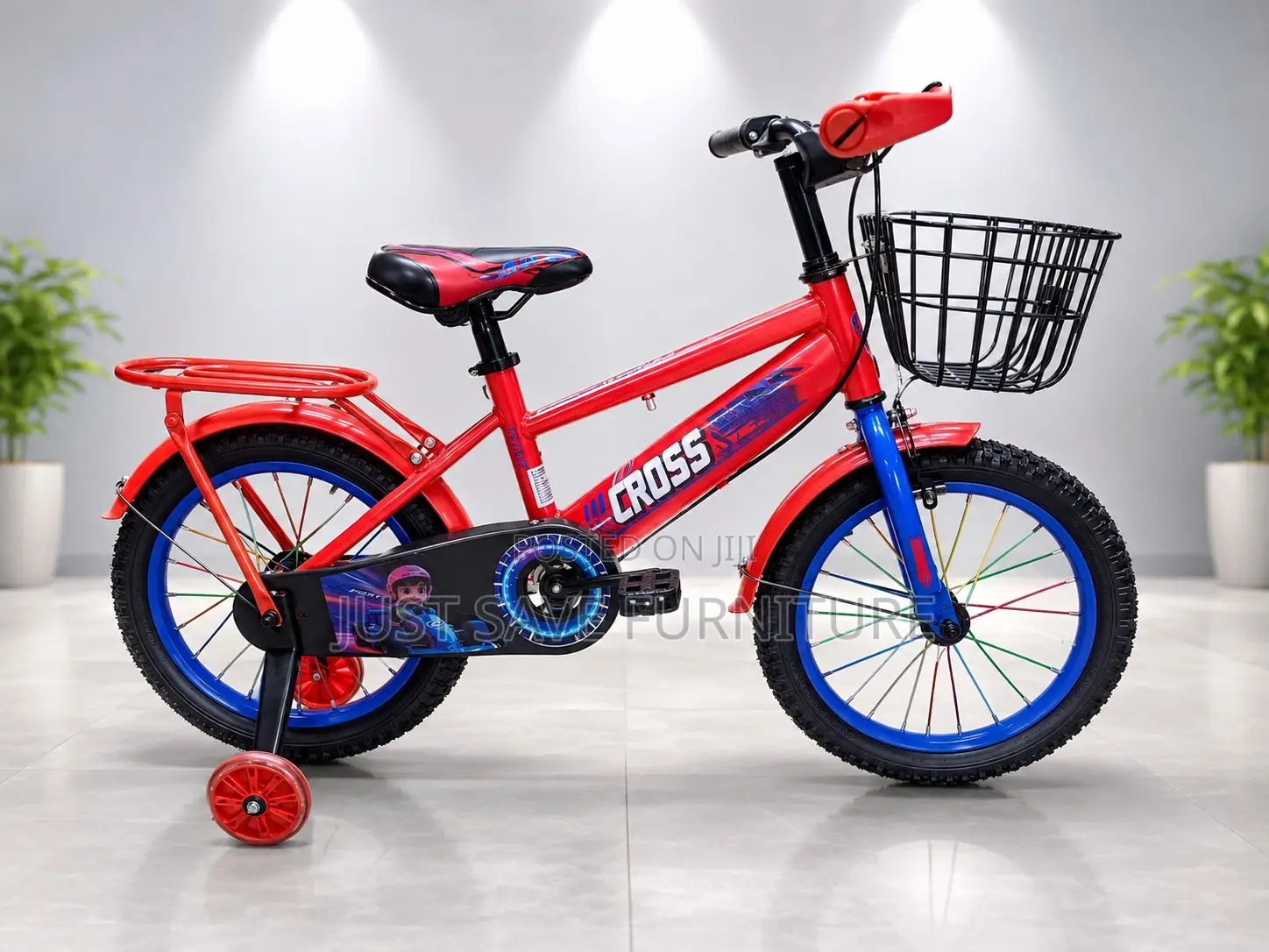 Crossroad Kids Bicycle Size 16 – Basket, Carrier Training Wheels