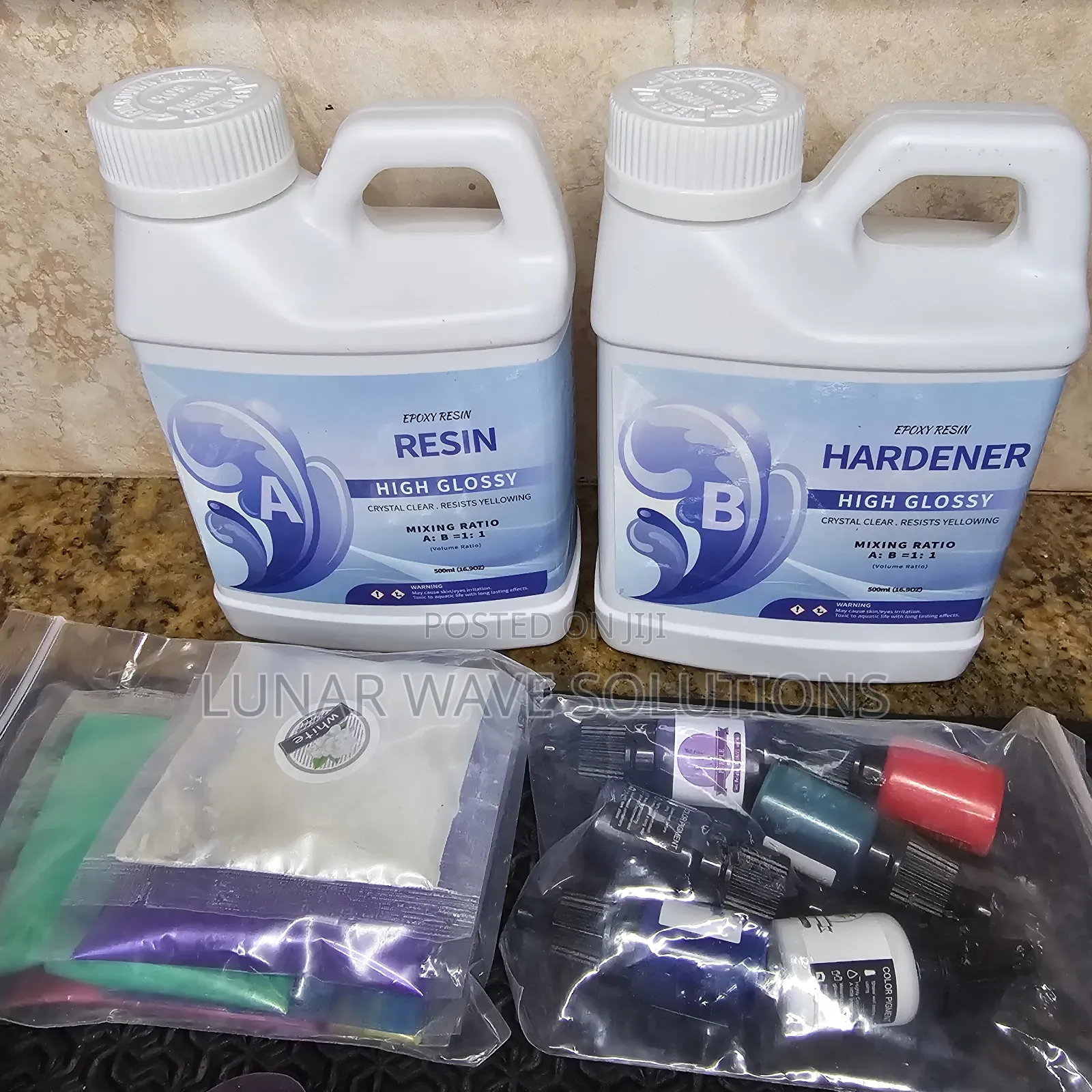 1kg Kit of Epoxy Resin and Accessories