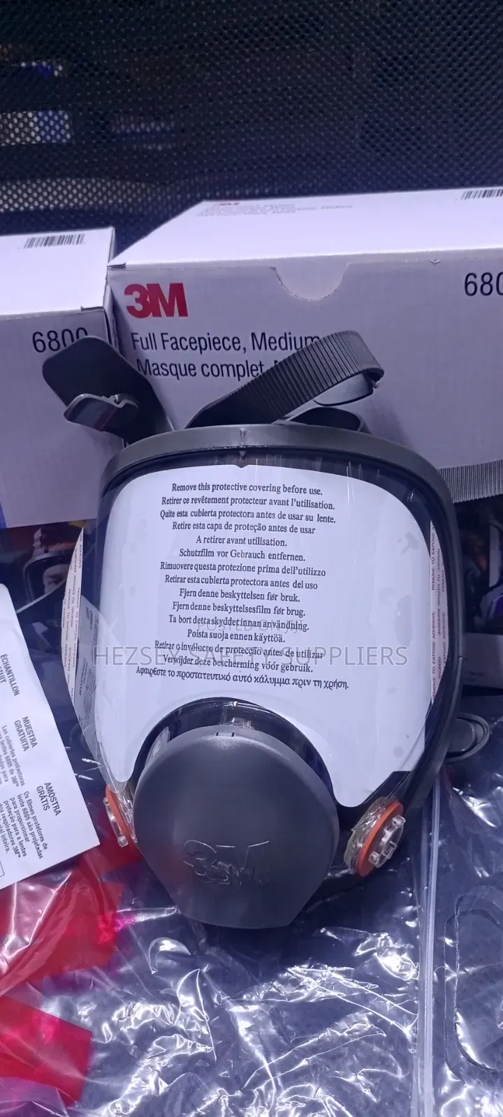 3m 6800 Series Full Face Reusable Respirator Mask