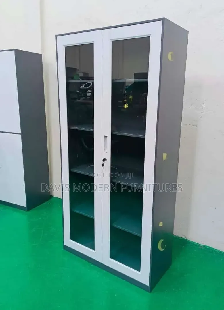 White Office Storage Cabinet