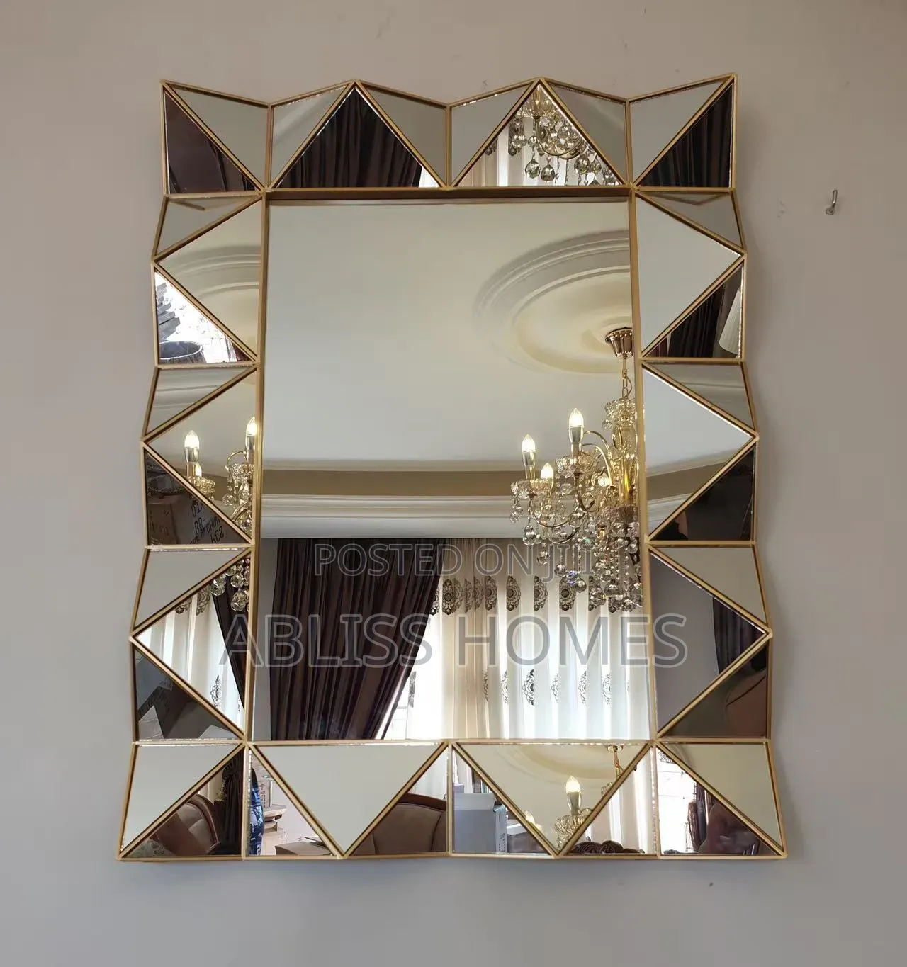 Luxury Designer Panel Decorative Wall Mirror
