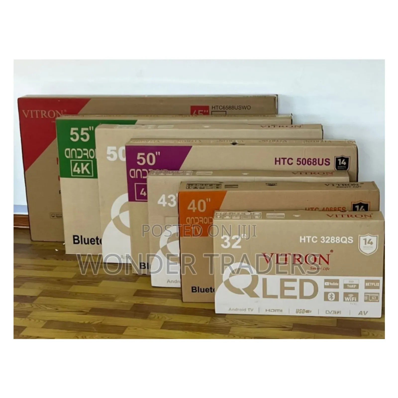 Vitron TV 43” Smart Qled Frameless