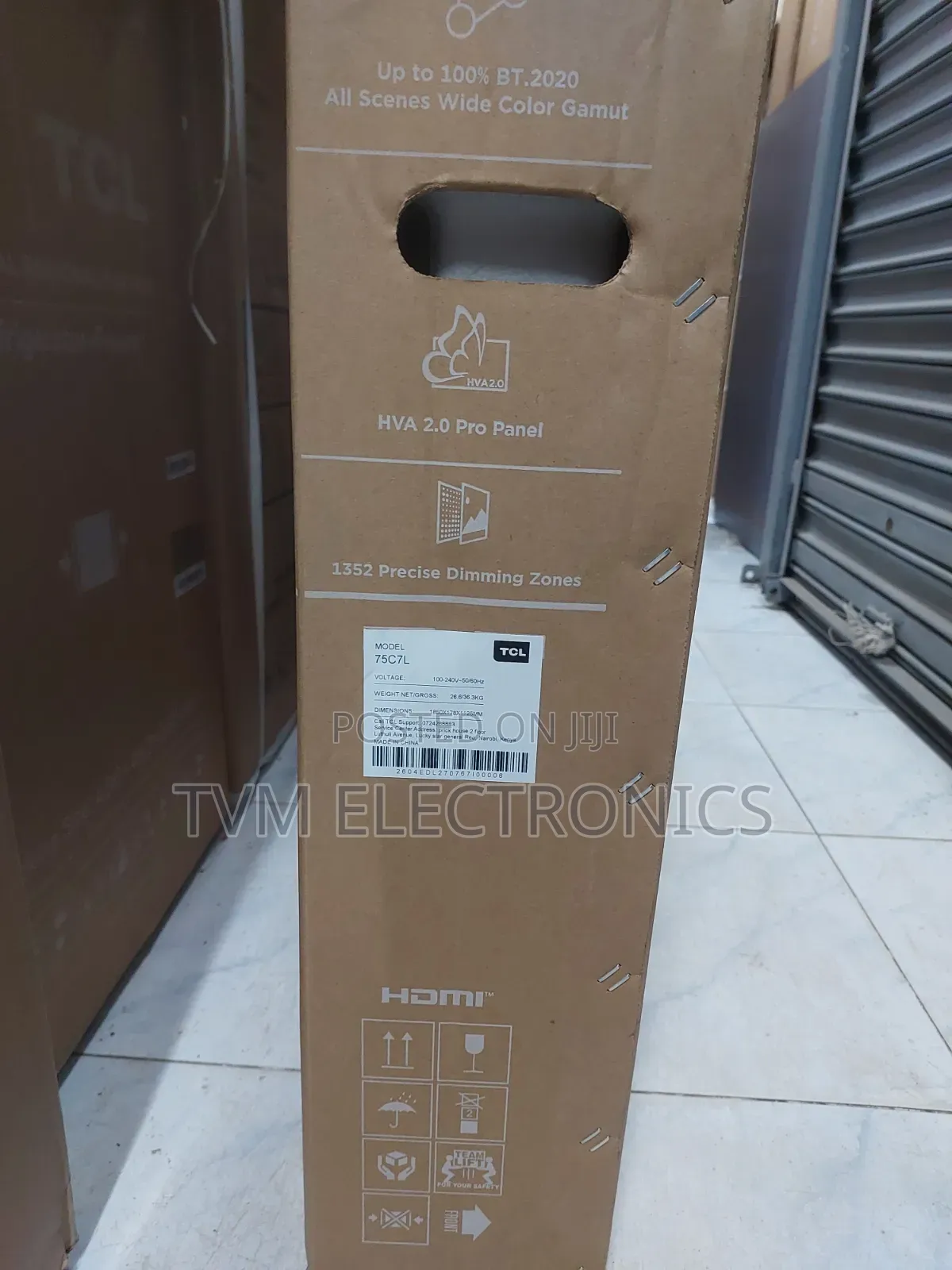 TCL 75" C7l SQD Mini-Led Uhd 75c7l Google Tv, Dolby Atmos, Hdr10+