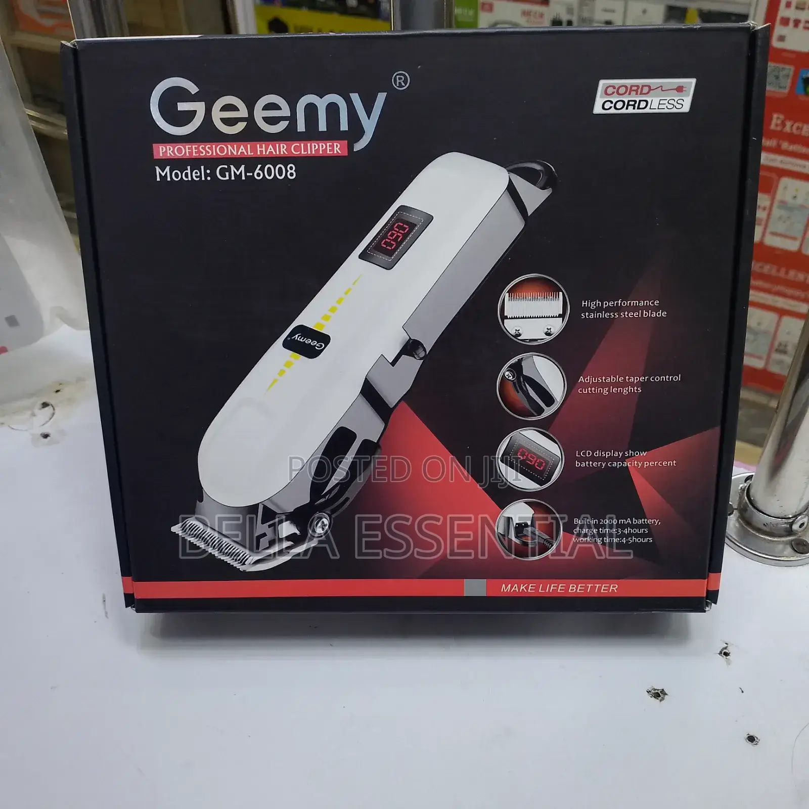 Geemy Rechargeable Cordless Shaving Machine