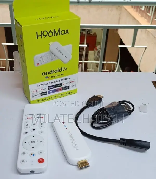 H96 Max Tv Stick Android 14 – White