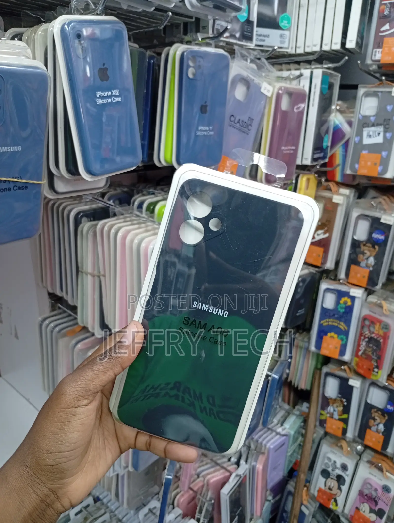Samsung Galaxy A06 Black/Dark Green,Premium Liquid Silicone Material
