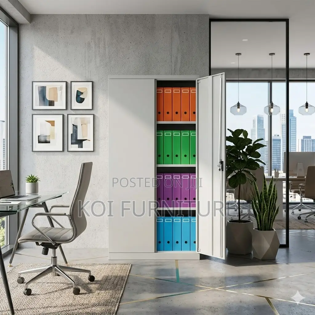 Office Cabinet; Two Doors Powder Coated Filing Cabinet