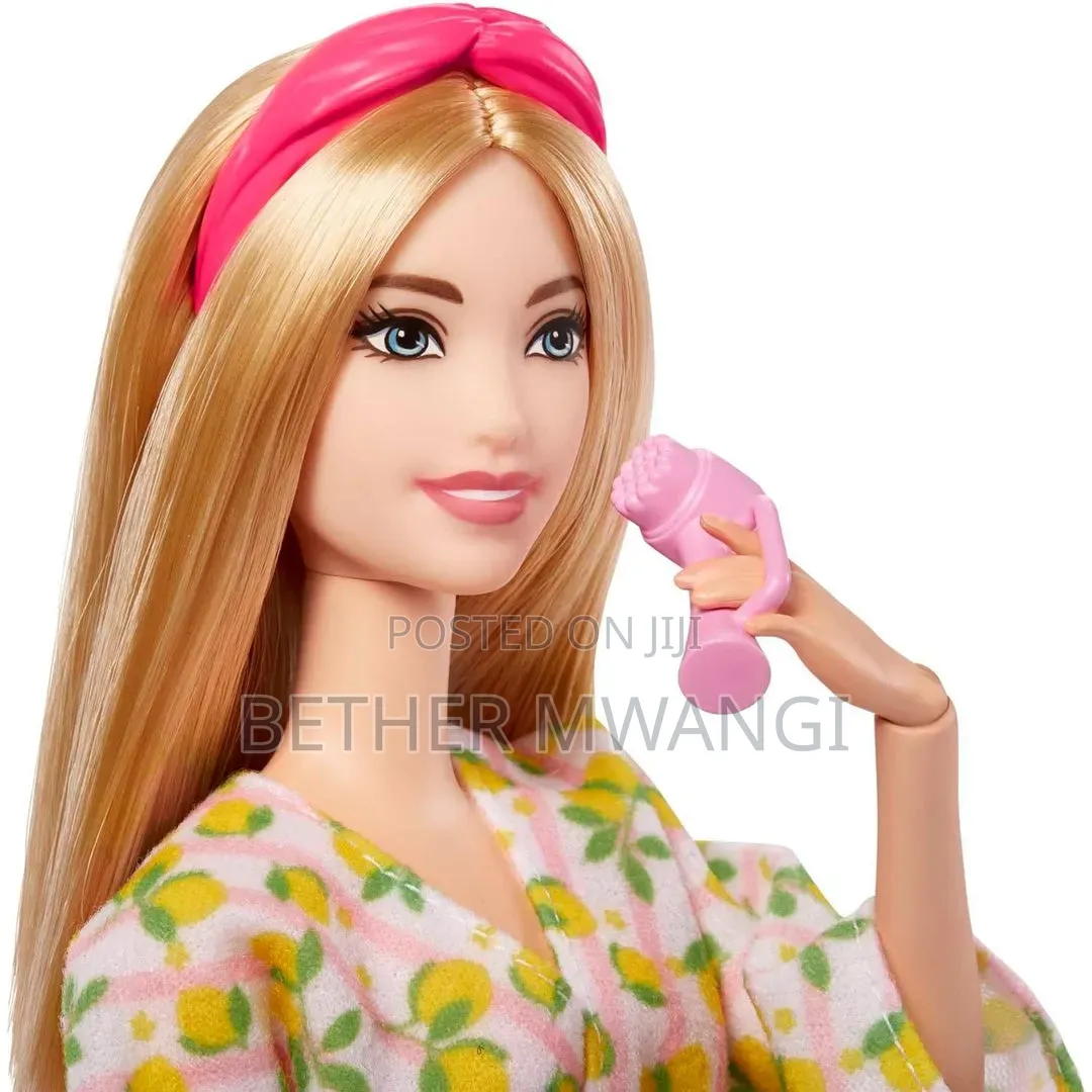 Barbie Wellness Doll Spa Day With Puppy Accessories