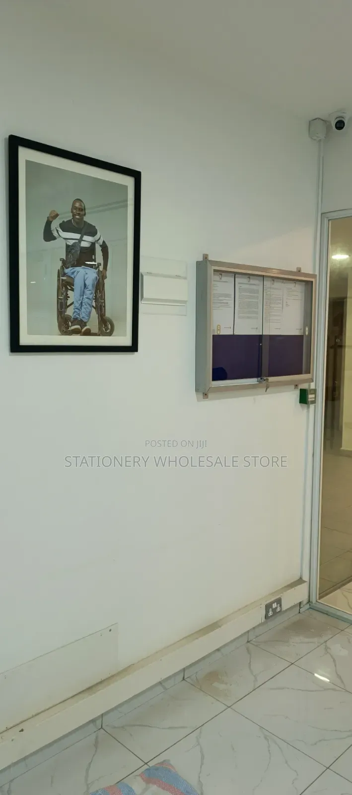 Glass Sliding Noticeboard 3ft X 2ft (90cm X 60cm)