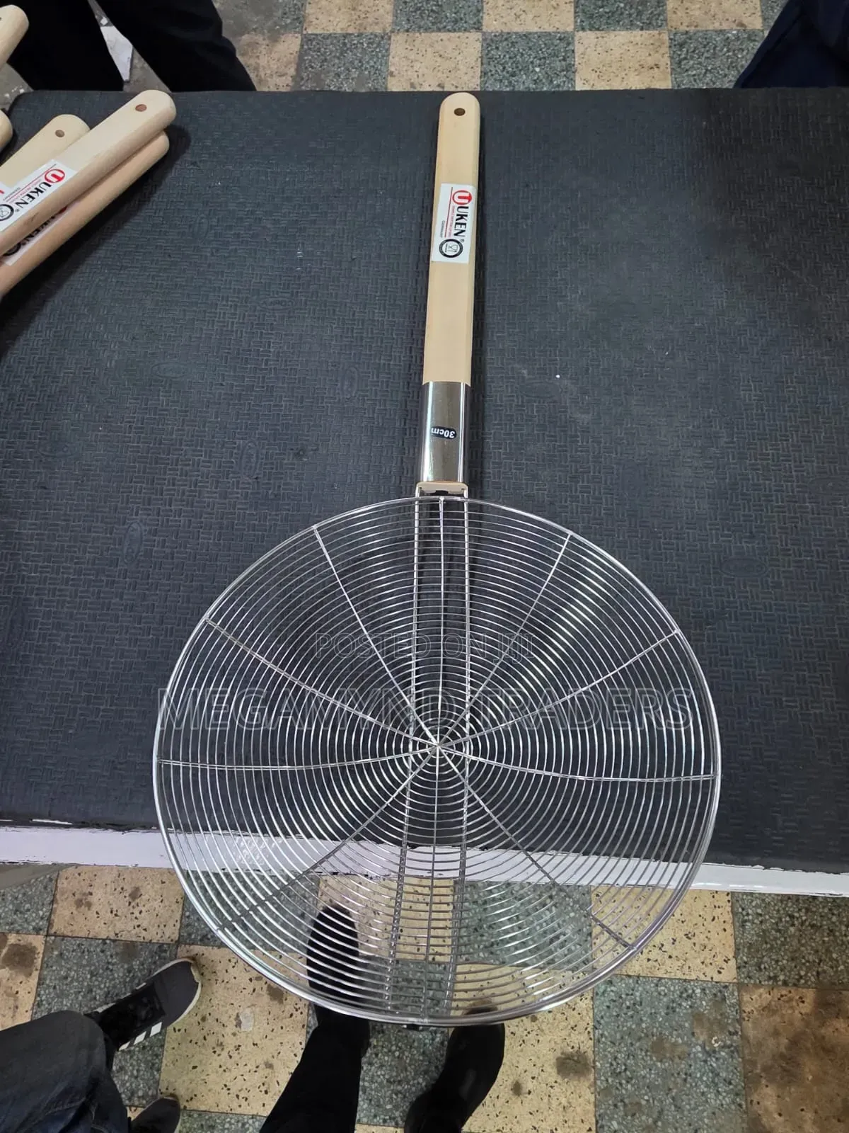 Stainless Steel Skimmer Spoon / Spider Strainer 30cm