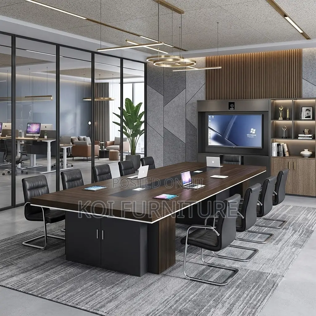 Boardroom Table; 2.4 Meters Conference Room Boardroom Table