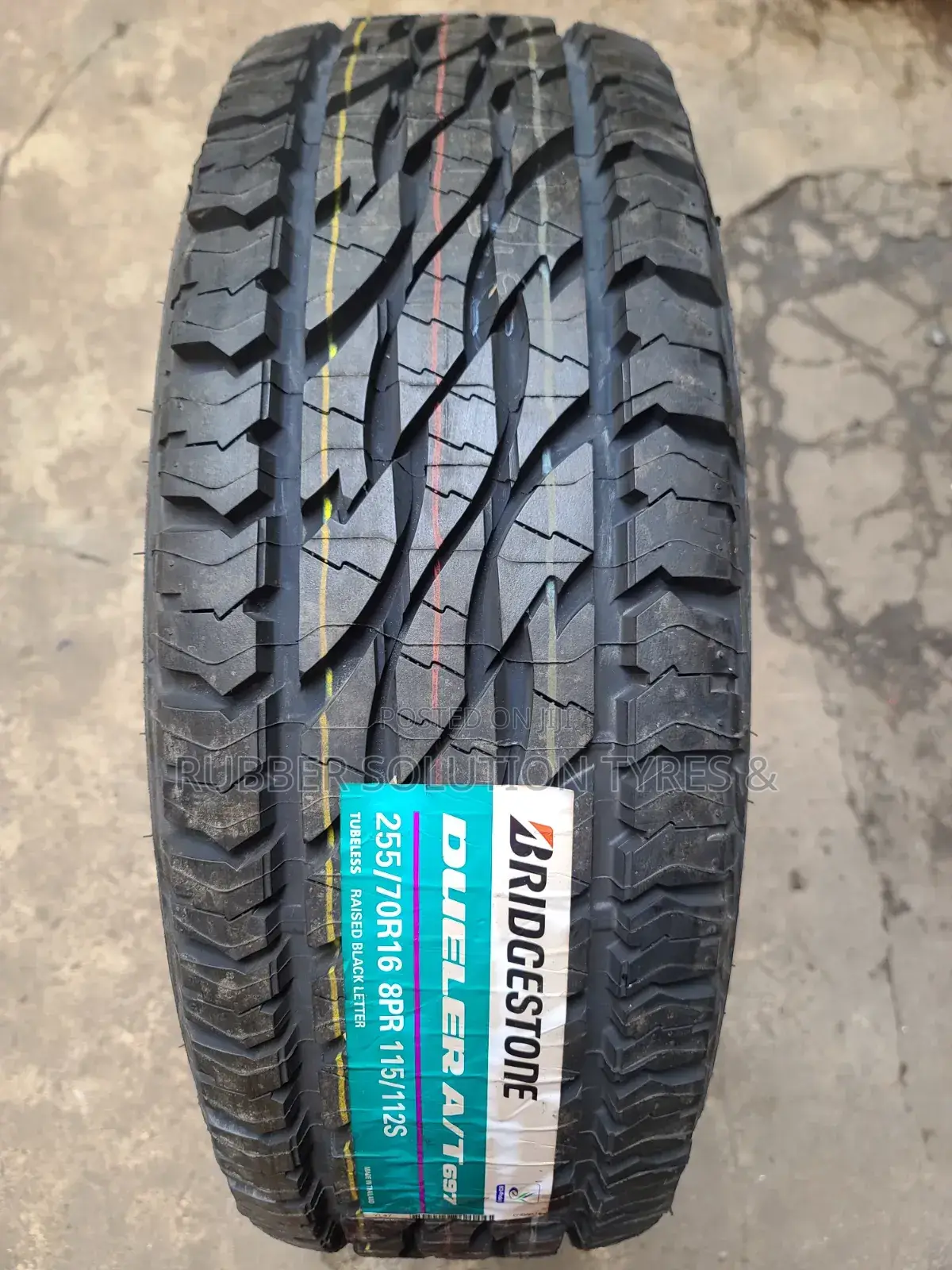 255 /70 R16 Bridgestone Tyres Dueler a/T-697 8pr