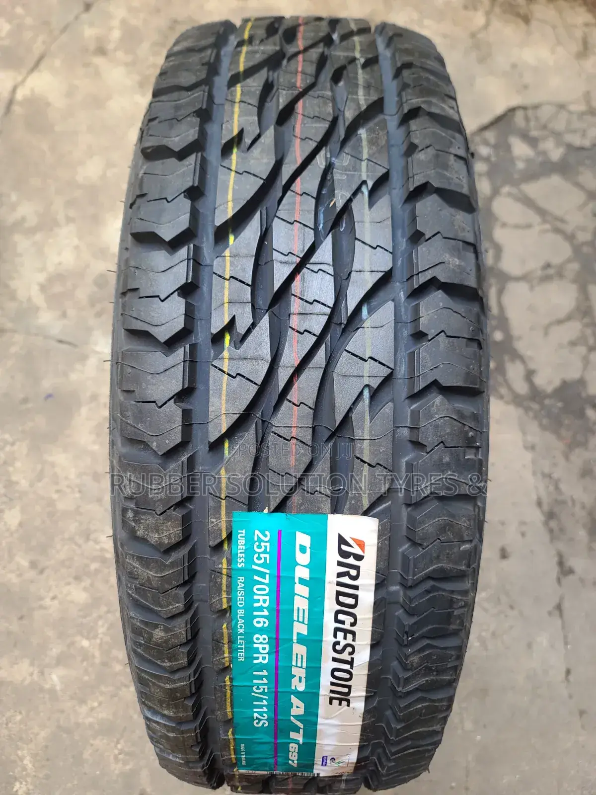 255 /70 R16 Bridgestone Tyres Dueler a/T-697 8pr