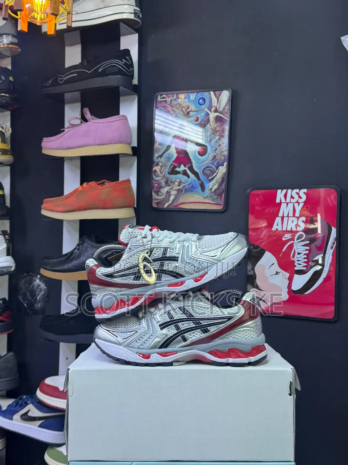 Asics Gel Kayano 14 Classic Red.