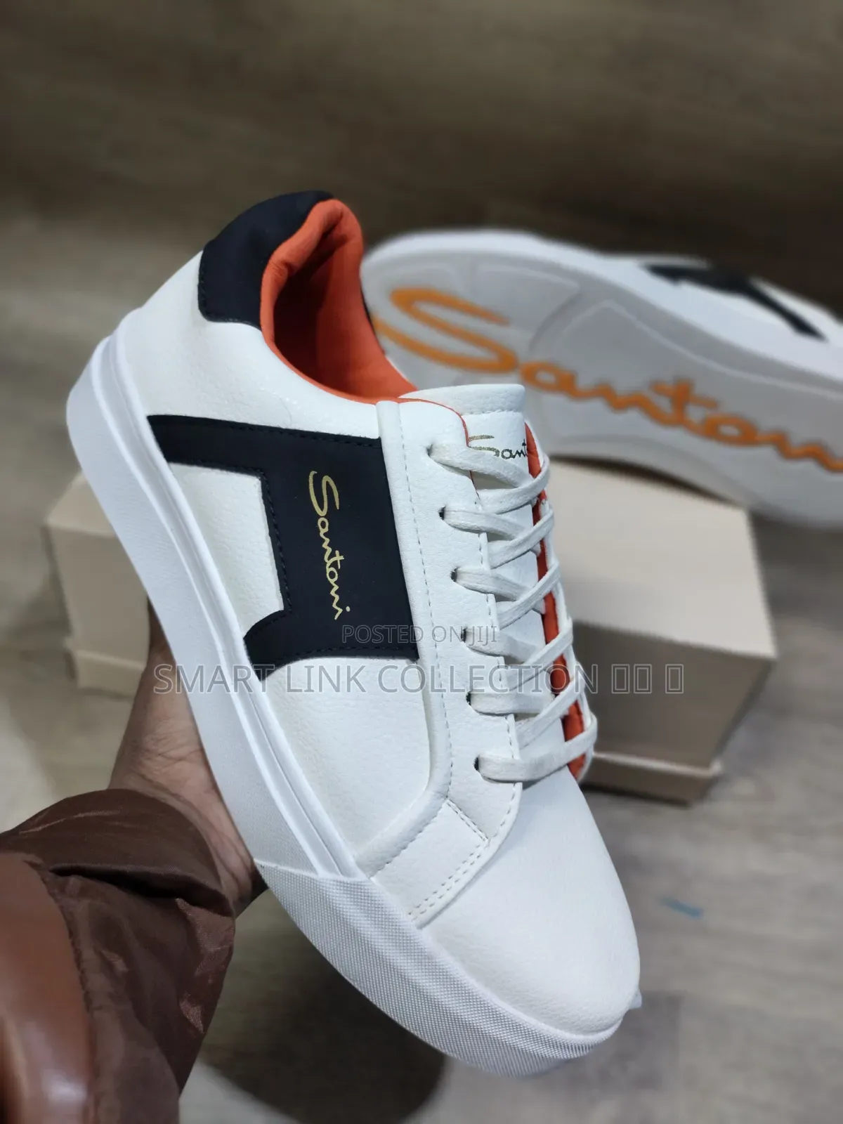 White Santoni Casuals