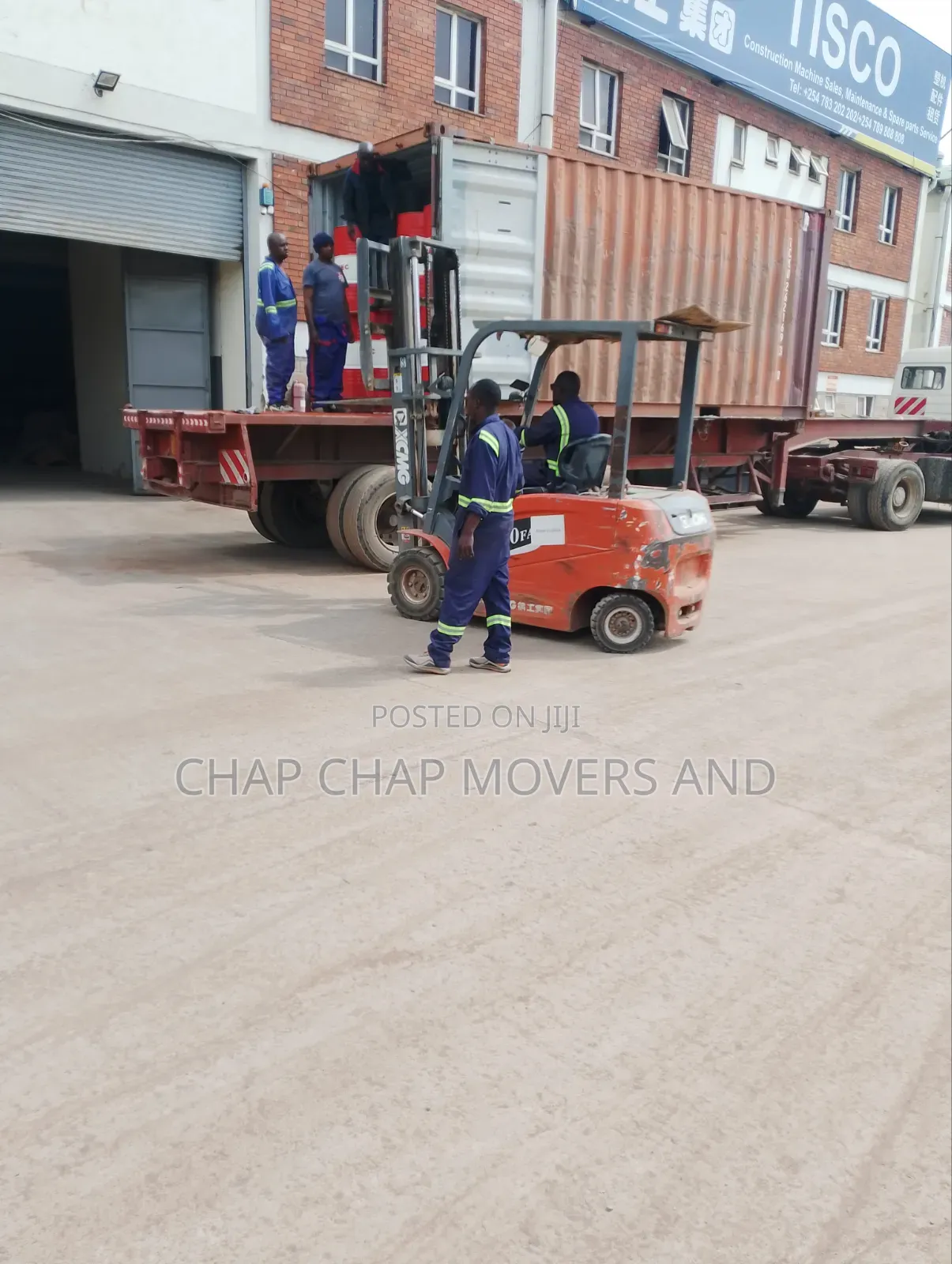 Container Trailer for Local and International Logistics Services