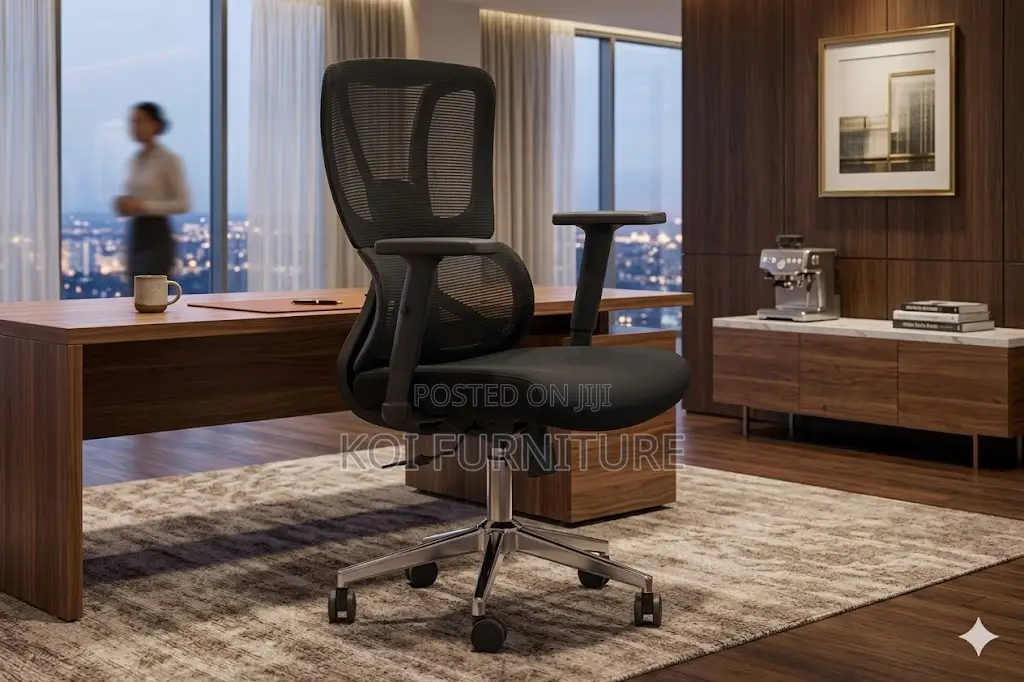 Office Chairs; Ergonomic Brixton (Ht-335b) – Low Backrest Office Chair