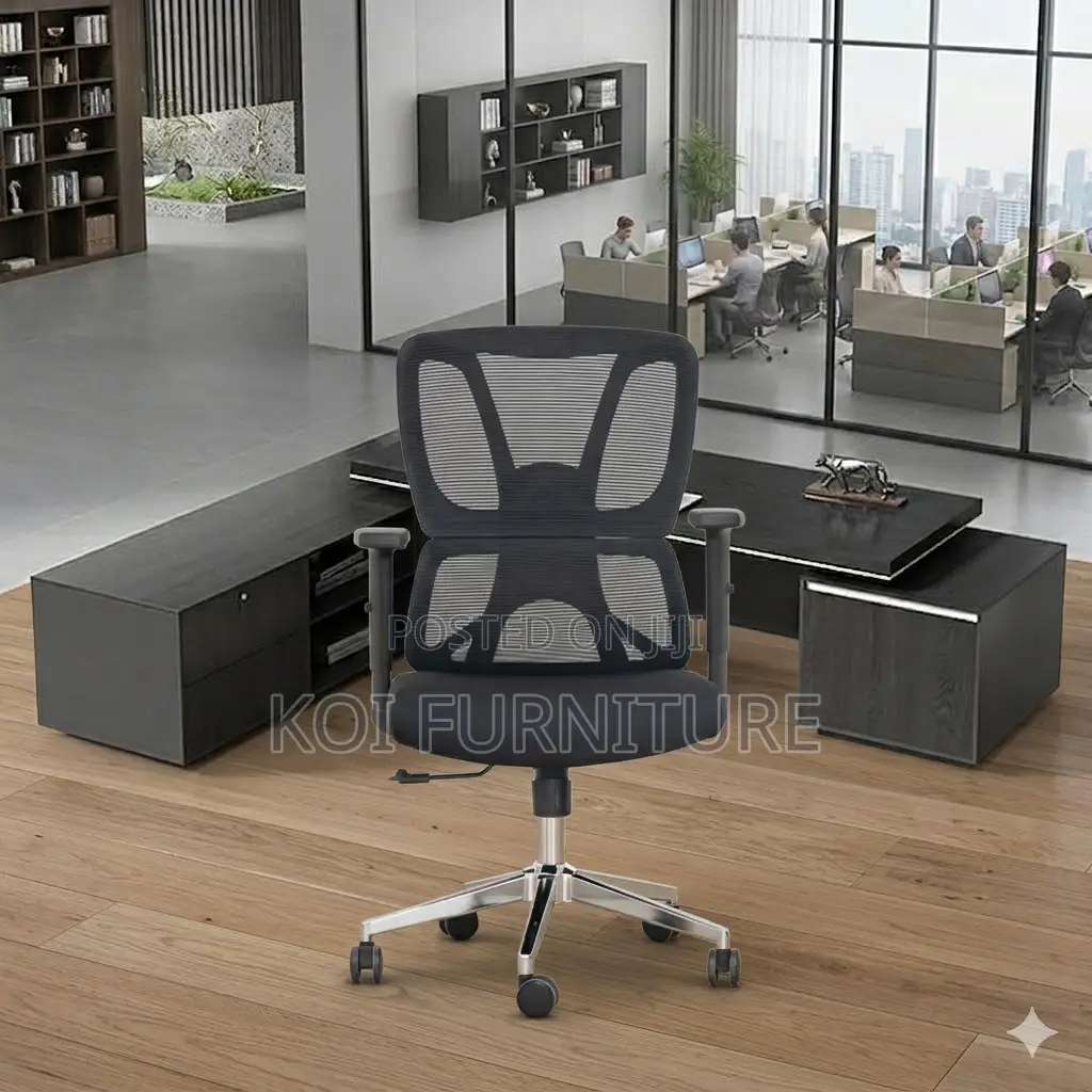 Office Chairs; Ergonomic Brixton (Ht-335b) – Low Backrest Office Chair