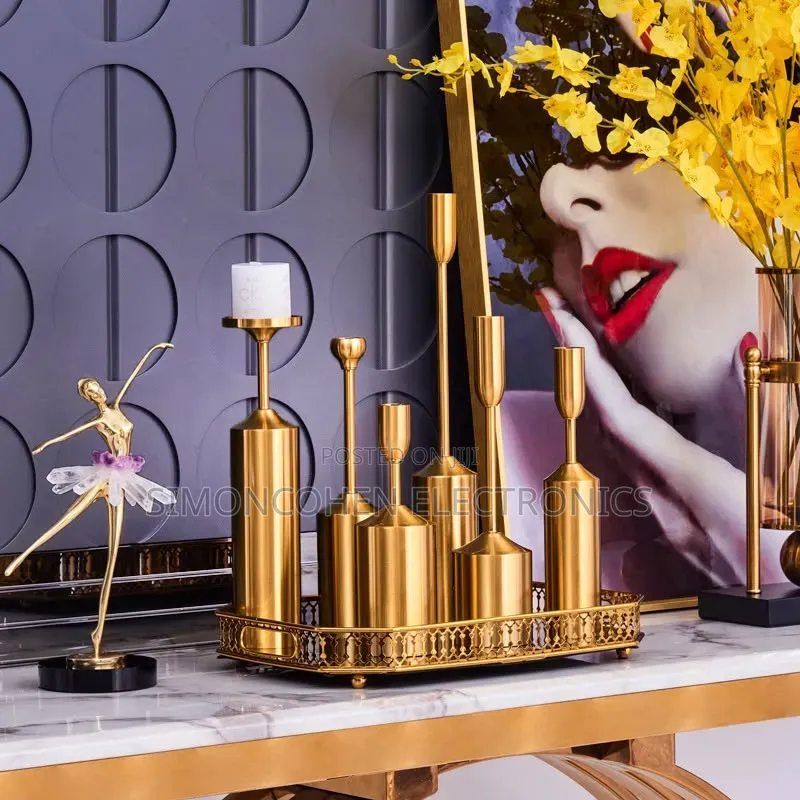 Luxury Gold Candle Holders