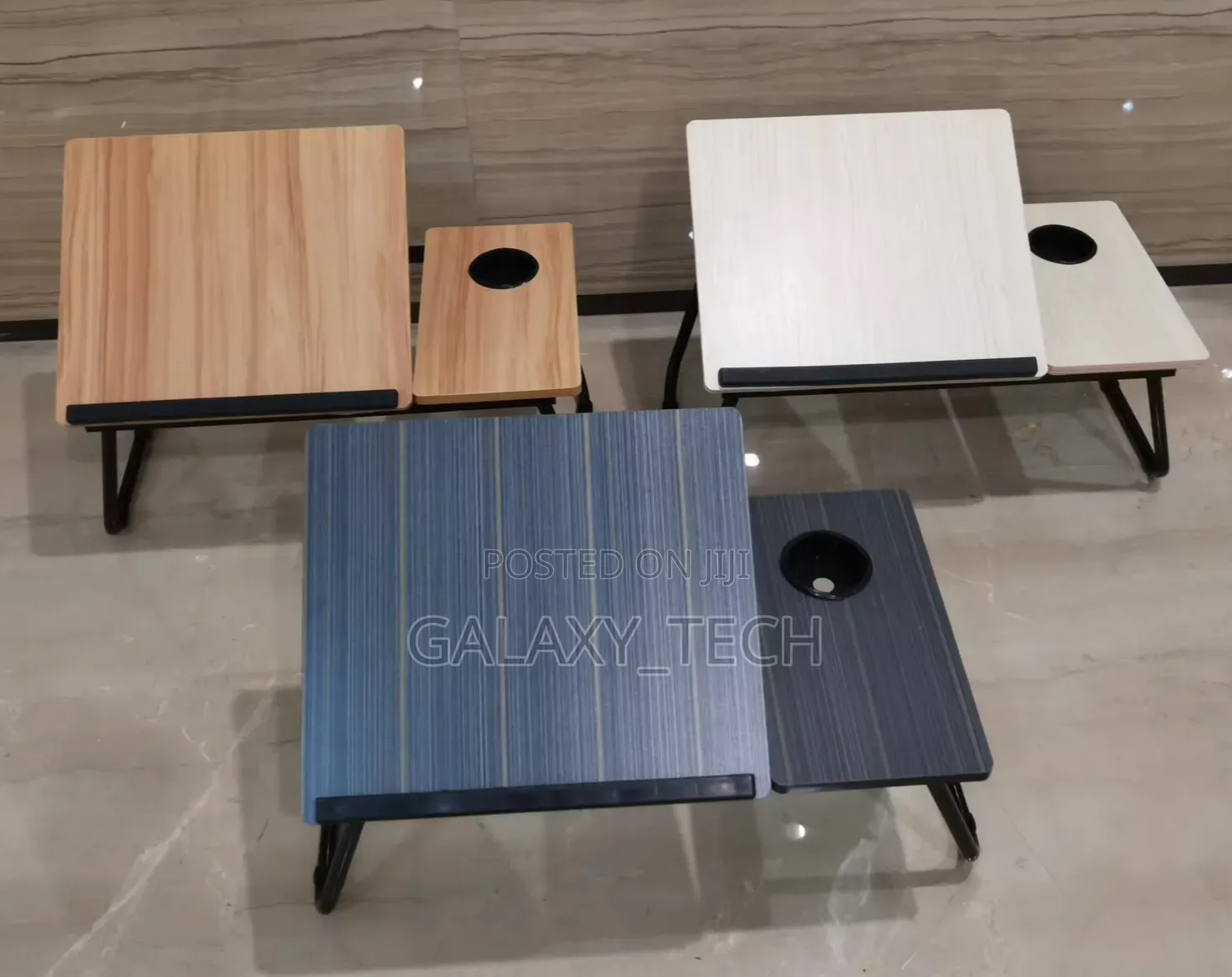 Tilting Laptop Folding Table Stand Desk Bed Table With Foldable Legs