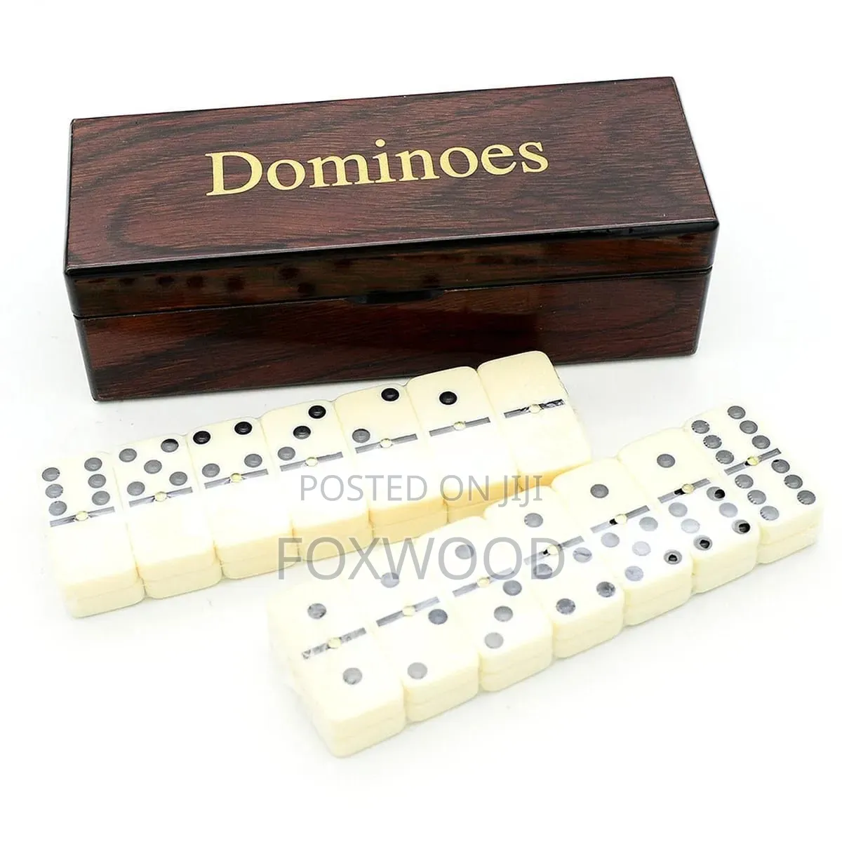 Wooden Case Dominoes