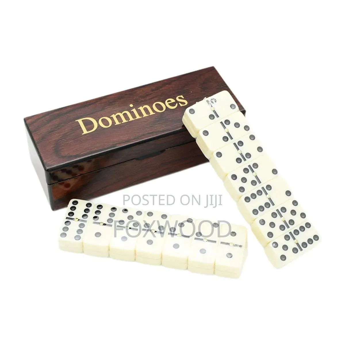 Wooden Case Dominoes